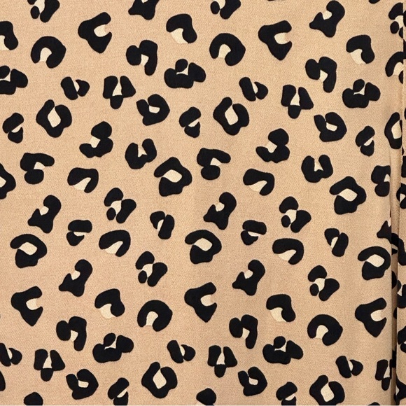 Sezane Tan and Black Midi Dress - Picture 10 of 15